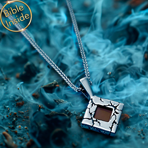 Jewelry for Him Featuring Silver and Gold Bible Inside Pendants My Nano Jewelry


